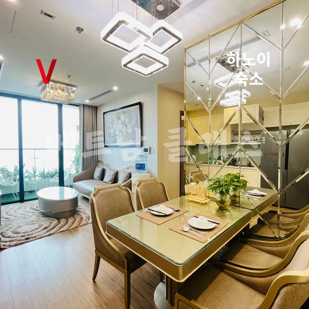 [하노이숙소] 스카이레이크 아파트 2룸 hanoi skylake 2room